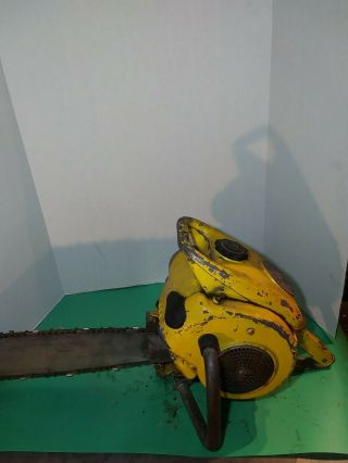 Early Built Rare Vintage Mcculloch 3 - 25 Chain Saw Power Head Rare Oem Paint