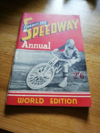 Rare 1951 Stenners Speedway Annual