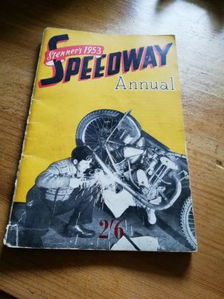 Rare 1953 Stenners Speedway Annual