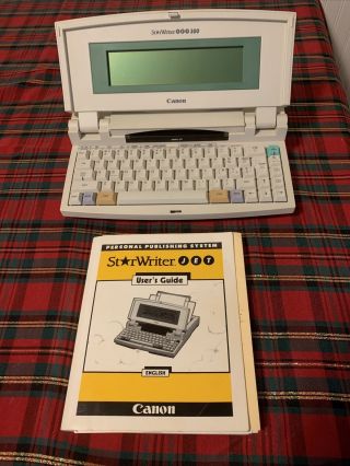 Rare Vintage Canon Starwriter Jet 300 Word Processor - As - Is