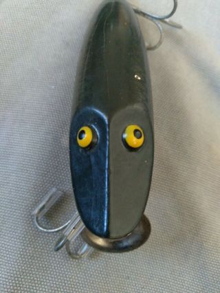 Vintage Paw Paw River Runt Wood Fishing Lure Found In Old Wood Tackle Box