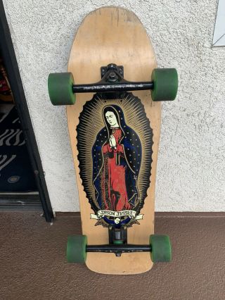 Santa Cruz Skateboard Jason Jessee Guadalupe Natural Deck Rare Powell Peralta