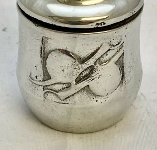 very rare liberty & co tudric pewter pepper pot by archibald knox 0546 2