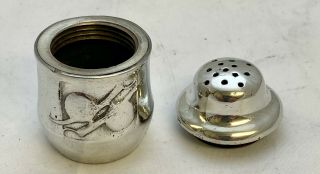 very rare liberty & co tudric pewter pepper pot by archibald knox 0546 3