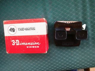 Rare Vintage 3d Dimension View - Master Viewer Model E Bakelite 1950 With Org Box
