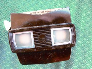 RARE Vintage 3D Dimension View - master Viewer Model E Bakelite 1950 With Org Box 3