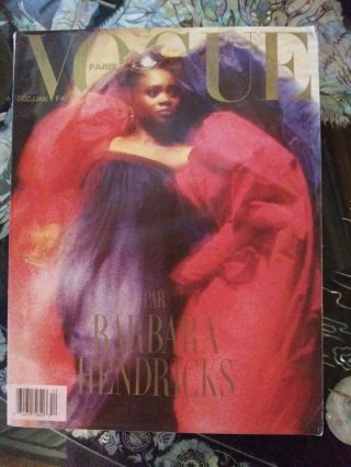 Vintage Vogue Paris December 1987 January 1988