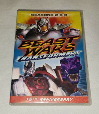 Transformers Beast Wars Seasons 2 & 3 (dvd 2011,  4 Disc) Shout Factory Rare Oop
