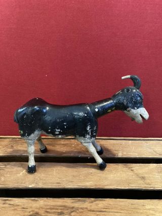 Rare Schoenhut 1910’s Goat,  Hand Painted Eyes,  All Farm Animal 3