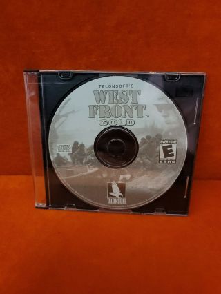 Rare Talonsoft Campaign Series West Front Gold Edition - Pc Cd - Rom