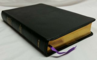 Rare Authorized King James Version Holy Bible Black Leather Kjv 1950 