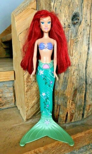 Disney Store Exclusive The Little Mermaid Swimming Ariel Doll Rare