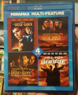 From Dusk Till Dawn Trilogy,  Full Tilt Boogie Blu - Ray Oop Rare 2 3 4 - Movie
