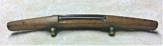 Antique Wooden Draw Knife Spoke Shave Signed Vintage Wood Tool