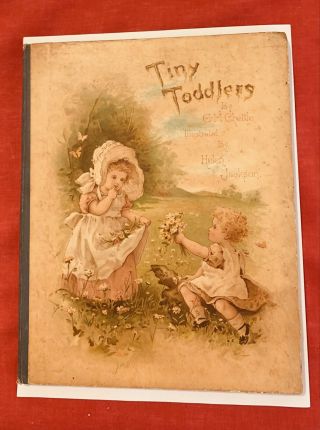 1890 Tiny Toddlers Antique Children’s Story Book