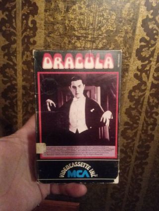 Dracula (betamax,  1931 Version) Beta Horror Rare Black And White Not Vhs