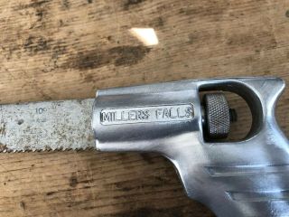 ANTIQUE VINTAGE MILLERS FALLS KEYHOLE SAW HAND TOOL USA 2
