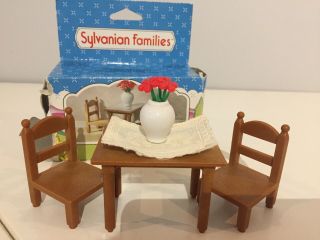 Sylvanian Families Vintage Tomy Kitchen Table Set Complete Boxed Rare 2