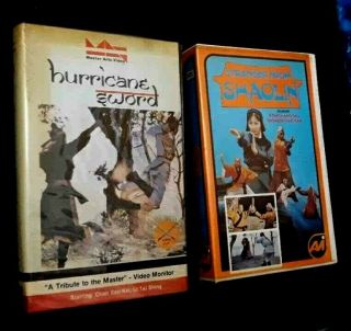 Rare 2 Pal Vhs Big Box Kung Fu Movies