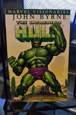 The Incredible Hulk Visionaries By John Byrne Volume 1 Marvel Tpb Rare Oop Green