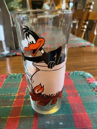 Very Rare 1976 Porky Pig And Daffy Duck In A Pot Glass