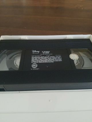 The Return of Jafar (VHS,  1994) Spanish Edition, .  RARE. 3