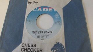 The Dells Rare Northern Soul 45 On Cadet Lbl 5551 Run For Cover / Over Again