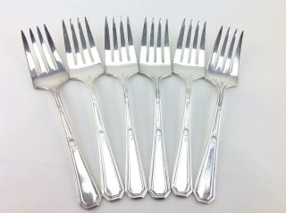 Wm Rogers & Son Aa 5 Inch Salad Forks - Set Of 6