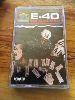 E - 40 The Mail Man Cassette Tape Rare Hip Hop Rap Bay Area 1994 Sick Wid It