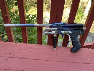 Very Rare Bob Long Intimidator Classic Black/smoke Fade Retro Paintball Gun