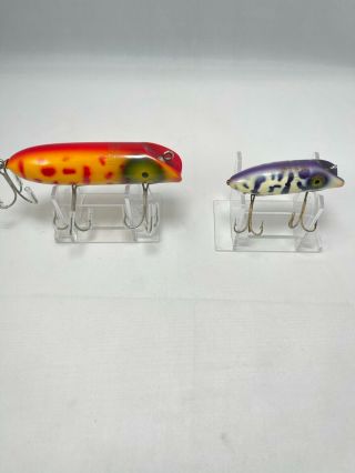 Vintage South Bend Wood Fishing Lures In Desirable Colors And