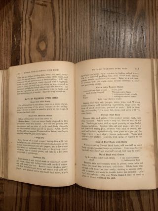 Antique - The Boston Cooking - School Cook Book By Fannie Merritt Farmer. 3