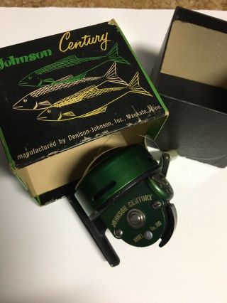 Johnson Century 100 Spinning Reel 1955 With Box