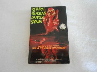 Return Of The Aliens Deadly Spawn Rare Continental Video Big Box Horror Beta For