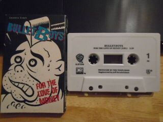 Rare Oop Bullet Boys Cassette Tape For The Love Of Money Hair Metal King Kobra