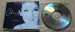 Celine Dion Call The Man Very Rare Uk Promo Cd Single Céline