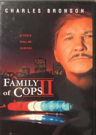 Family Of Cops 2 (dvd,  2000) Rare Charles Bronson 1997 Tv Movie