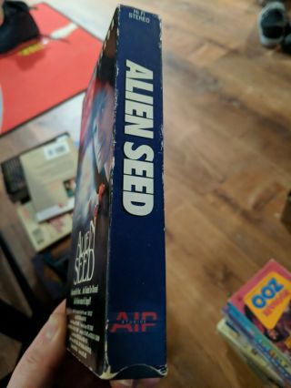 Alien Seed VHS RARE Erik Estrada 1989 Vintage Sci - Fi,  Horror AIP 2