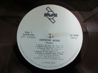 Depeche Mode - Violator Korea Orig LP 1990 No Barcode Rare Sleeve 3