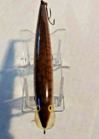 OLD LURE VINTAGE RAPALA FLOATER 13 HUSKY IN GOLD/BROWN COLOR FOR BASS/WALLEYE. 2