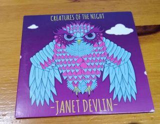 Rare Htf Janet Devlin Cd: Creatures Of The Night / When You Were Mine Signed