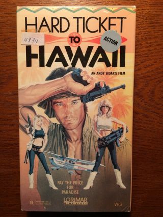 Hard Ticket To Hawaii Rare Action Cult Vhs Near Andy Sidaris Cult Classic