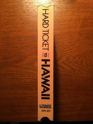 Hard Ticket To Hawaii Rare Action cult VHS near Andy Sidaris Cult Classic 3