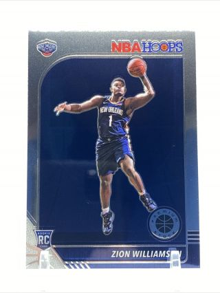 Zion Williamson 2019 - 20 Nba Hoops Premium Stock Variation Rare Only One On Ebay