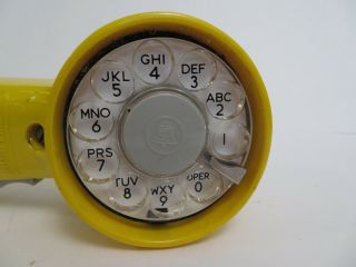 Antique Western Electric Bell system Rotary Line Tester Yellow 3