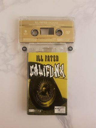 Ill Fated - Califunk 1994 Tape Only Sacramento G - Funk Mega Rare " Gold Tape "