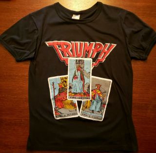 Triumph Rare 1986 Concert T Shirt The Sport Of Kings World Tour Size Lg Vintage