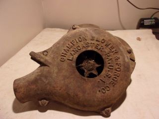 Antique Hand Crank Forge Blower By Champion Blower & Forge Co.