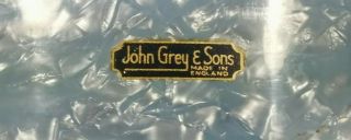Vintage & Rare John Grey & Sons 14 " X 2 " Aqua Marine Pearl Pancake Snare Drum