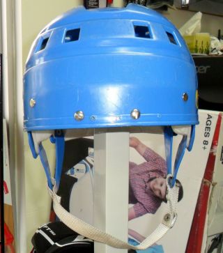 Rare - Old Stock Vintage Blue Jofa 240.  51 Senior Small Adult Hockey Helmet